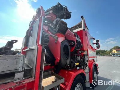 Lastbil Scania R480LB8X2-6 HHA Kranbil / Bodbil / Dragbil med jibb och 2 ton vajerspel