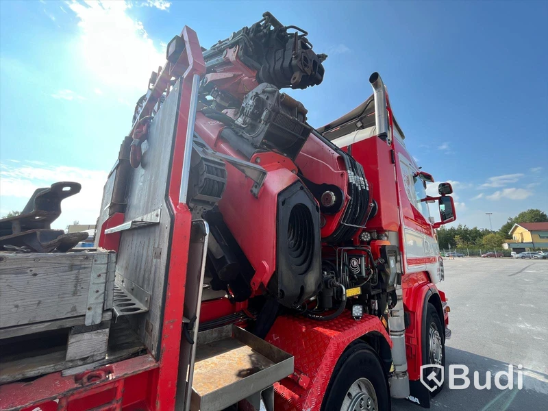 Lastbil Scania R480LB8X2-6 HHA Kranbil / Bodbil / Dragbil med jibb och 2 ton vajerspel