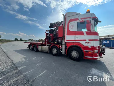 Lastbil Scania R480LB8X2-6 HHA Kranbil / Bodbil / Dragbil med jibb och 2 ton vajerspel