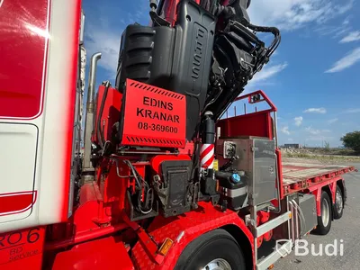 Lastbil Scania R480LB8X2-6 HHA Kranbil / Bodbil / Dragbil med jibb och 2 ton vajerspel