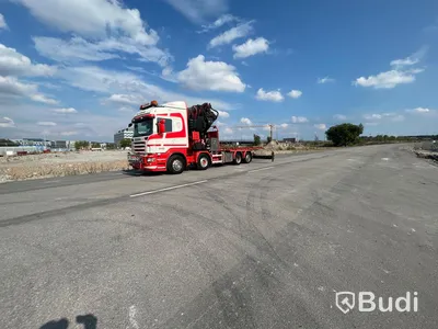 Lastbil Scania R480LB8X2-6 HHA Kranbil / Bodbil / Dragbil med jibb och 2 ton vajerspel