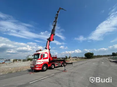 Lastbil Scania R480LB8X2-6 HHA Kranbil / Bodbil / Dragbil med jibb och 2 ton vajerspel