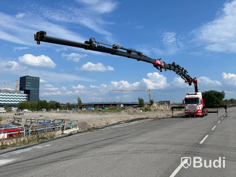 Lastbil Scania R480LB8X2-6 HHA Kranbil / Bodbil / Dragbil med jibb och 2 ton vajerspel