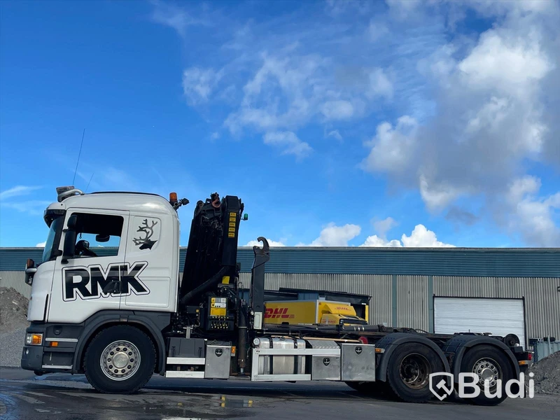 Lastbil Scania G440 Kranväxlare Palfinger 26Tm