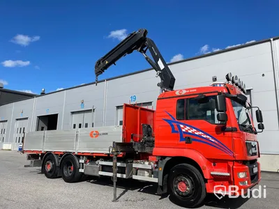 Brädgårdsbil MAN TGM 26.340 6x2-4 LL | 2014 | HMF kran 2120 K6