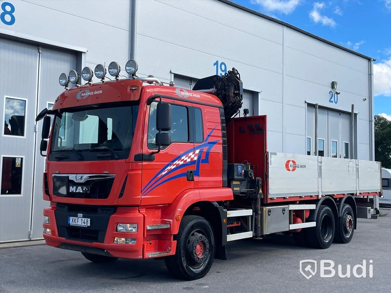 Brädgårdsbil MAN TGM 26.340 6x2-4 LL | 2014 | HMF kran 2120 K6