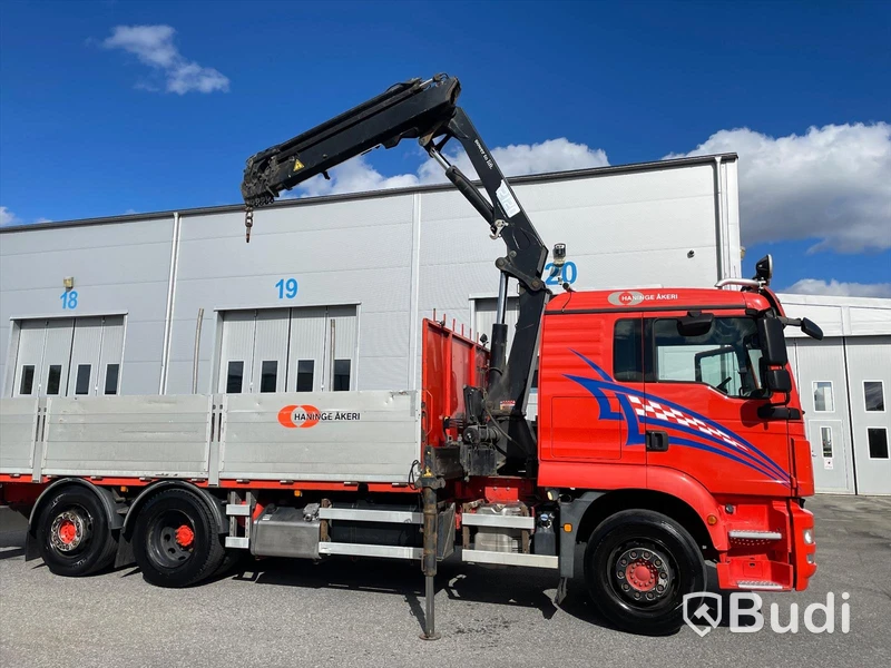 Brädgårdsbil MAN TGM 26.340 6x2-4 LL | 2014 | HMF kran 2120 K6