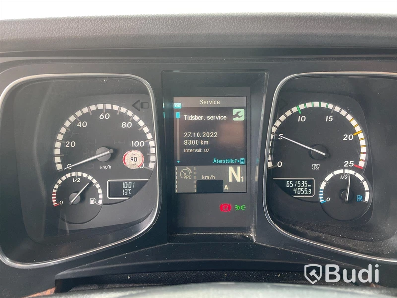 Lastbil Mercedes-Benz Actros 2551 SKAB-Skåp med öppningsbarsida och baklyft