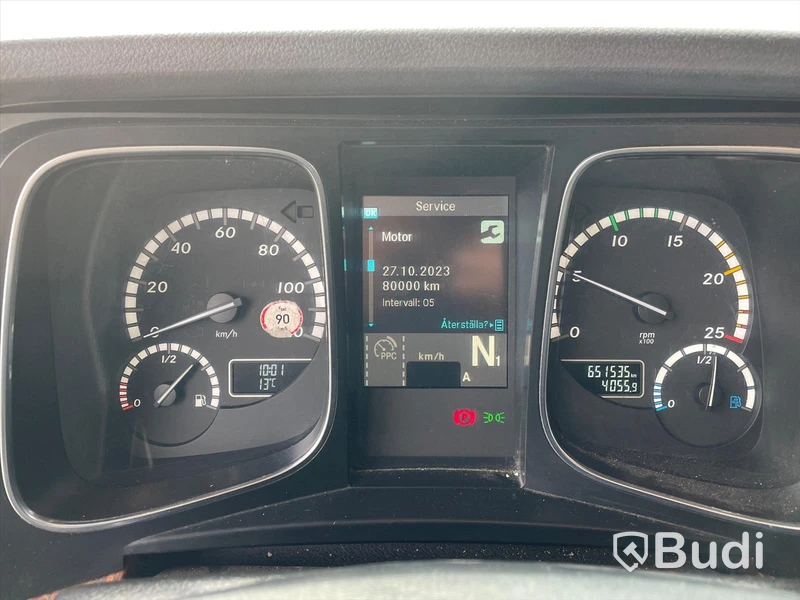 Lastbil Mercedes-Benz Actros 2551 SKAB-Skåp med öppningsbarsida och baklyft
