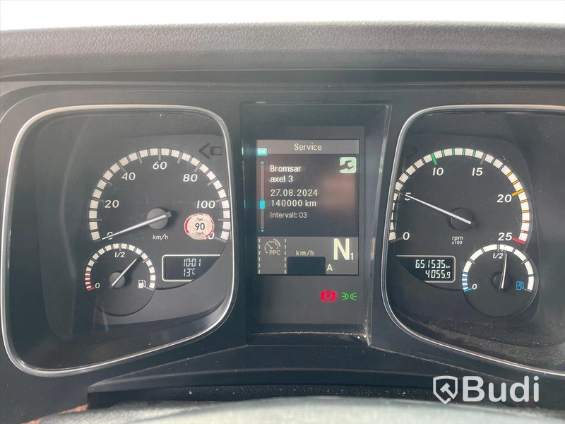 Lastbil Mercedes-Benz Actros 2551 SKAB-Skåp med öppningsbarsida och baklyft