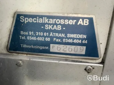 Lastbil Mercedes-Benz Actros 2551 SKAB-Skåp med öppningsbarsida och baklyft