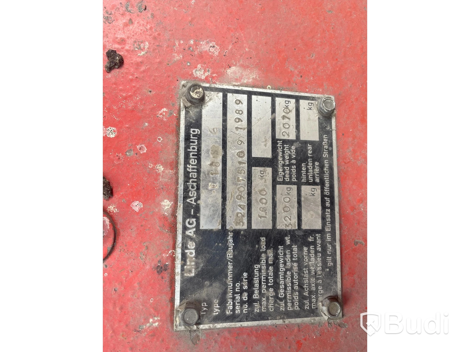 Palltruck Linde E16 Renoveringsobjekt