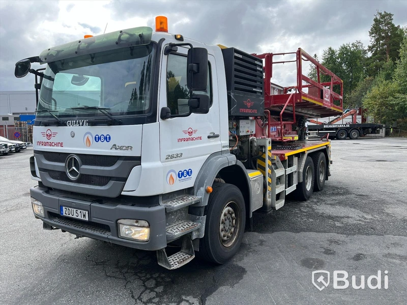 Lastbil Mercedes-Benz Axor med arbetsplattform | AMV