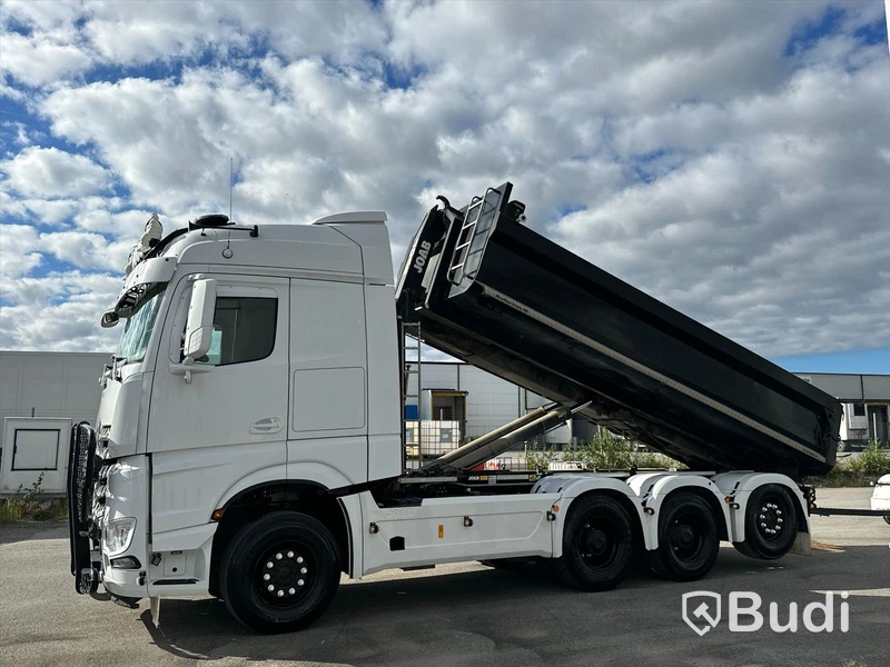 Lastbil Mercedes-Benz Arocs Lastväxlare med Roadex lastväxlarsläp