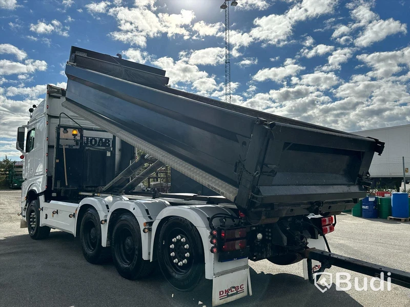 Lastbil Mercedes-Benz Arocs Lastväxlare med Roadex lastväxlarsläp
