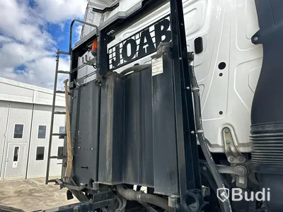 Lastbil Mercedes-Benz Arocs Lastväxlare med Roadex lastväxlarsläp