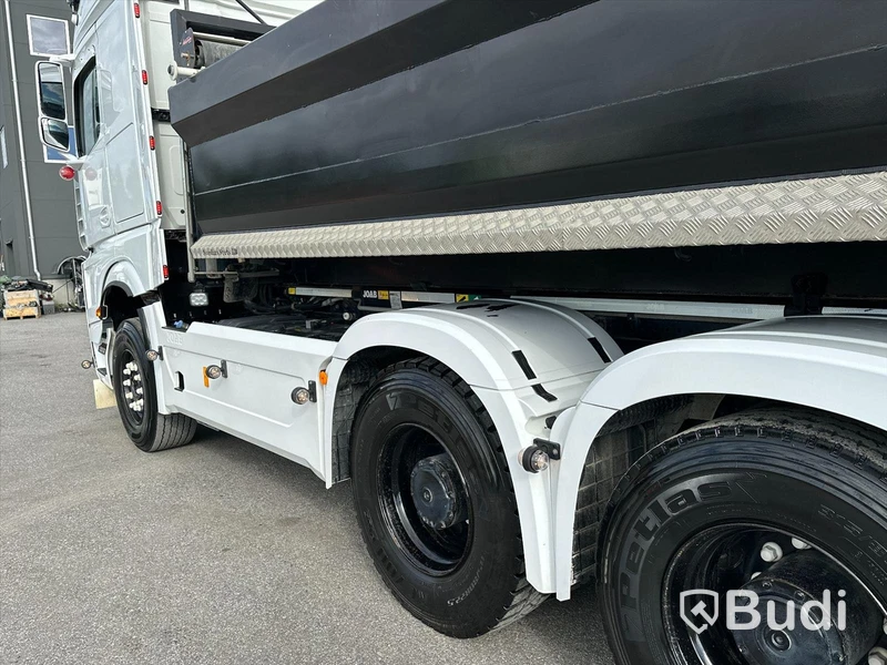 Lastbil Mercedes-Benz Arocs Lastväxlare med Roadex lastväxlarsläp