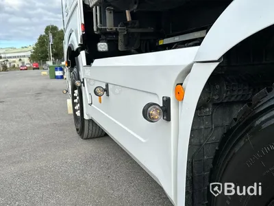 Lastbil Mercedes-Benz Arocs Lastväxlare med Roadex lastväxlarsläp