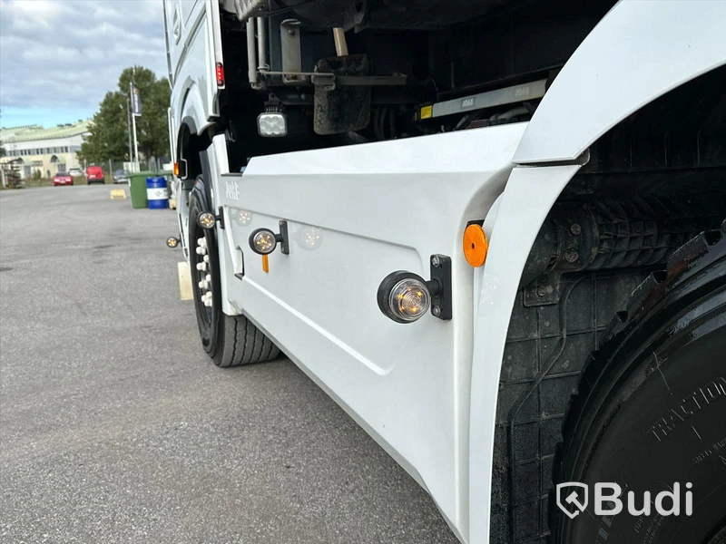 Lastbil Mercedes-Benz Arocs Lastväxlare med Roadex lastväxlarsläp