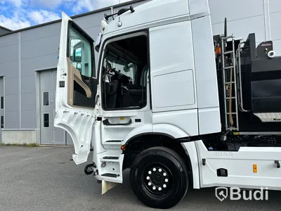 Lastbil Mercedes-Benz Arocs Lastväxlare med Roadex lastväxlarsläp