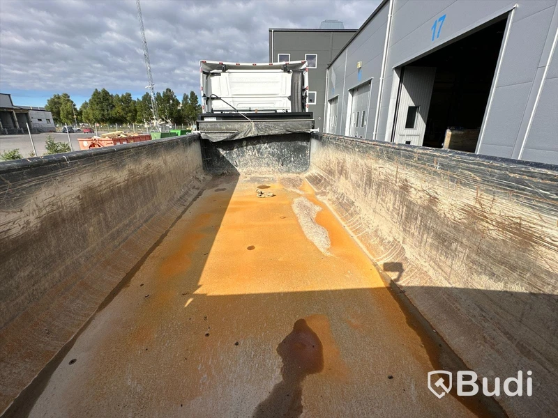 Lastbil Mercedes-Benz Arocs Lastväxlare med Roadex lastväxlarsläp