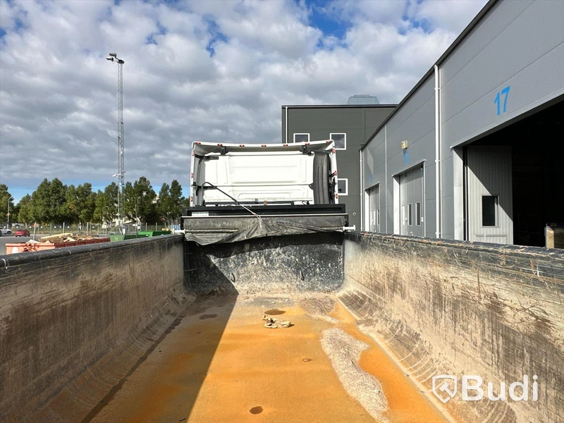 Lastbil Mercedes-Benz Arocs Lastväxlare med Roadex lastväxlarsläp