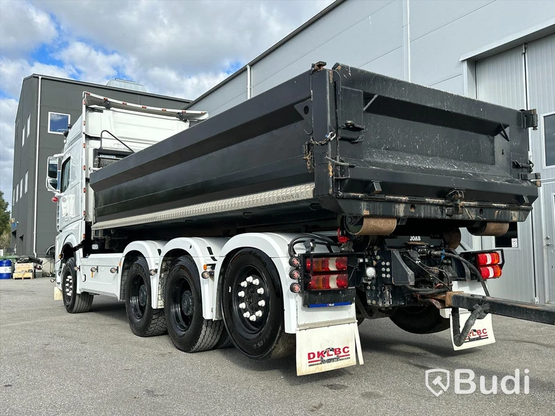 Lastbil Mercedes-Benz Arocs Lastväxlare med Roadex lastväxlarsläp