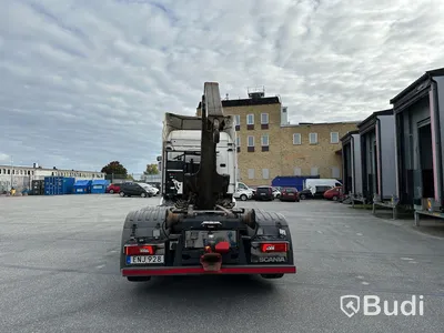 Lastbil Scania V8 R520 6x2 med Hiab lastväxlare 18T