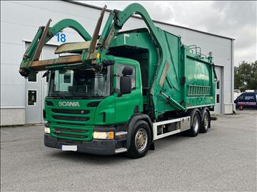 Lastbil Scania P370 LB 6x2-4 HNA frontlastare 