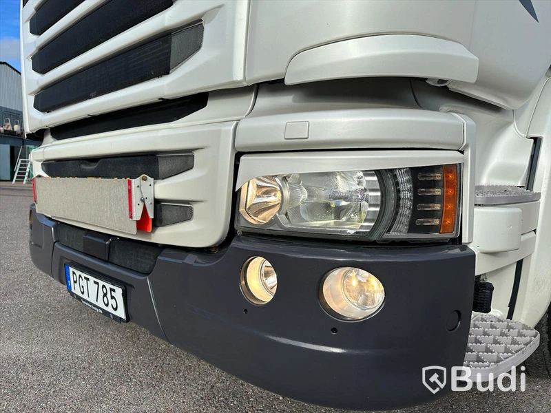 Bodbil Scania G450 LB 8X4-4HNA | Kranflak | Bodbil | Fassi F545 med jibb