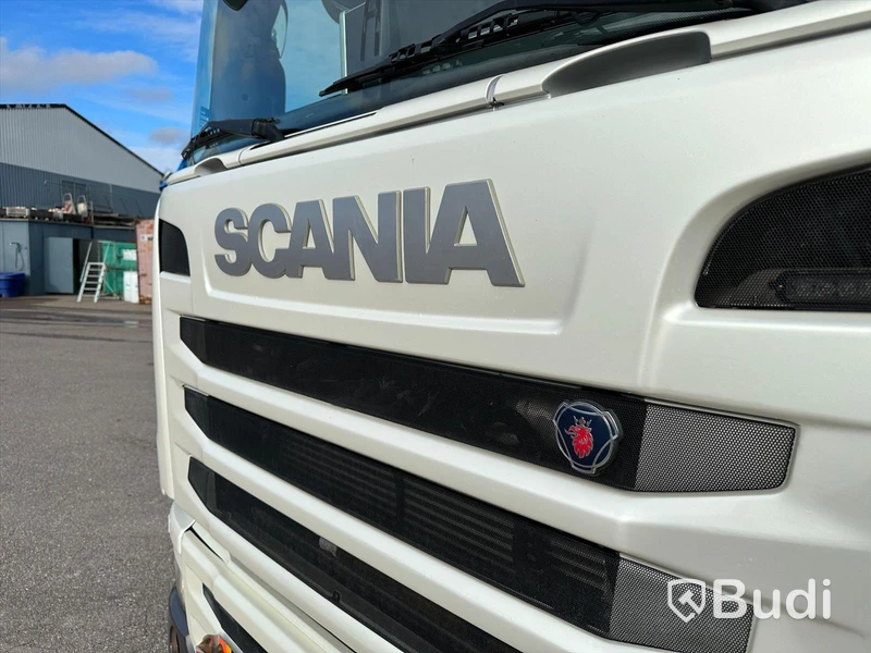 Bodbil Scania G450 LB 8X4-4HNA | Kranflak | Bodbil | Fassi F545 med jibb