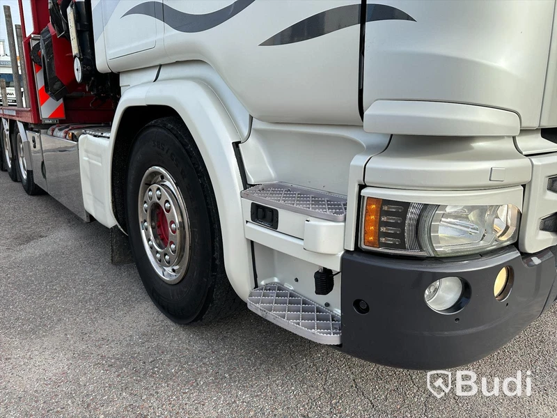Bodbil Scania G450 LB 8X4-4HNA | Kranflak | Bodbil | Fassi F545 med jibb