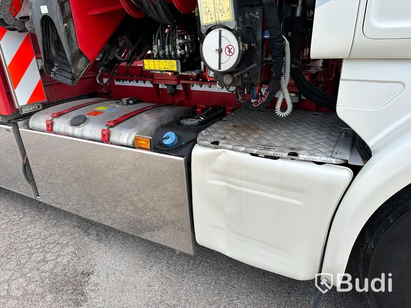 Bodbil Scania G450 LB 8X4-4HNA | Kranflak | Bodbil | Fassi F545 med jibb