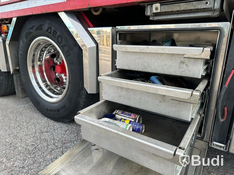 Bodbil Scania G450 LB 8X4-4HNA | Kranflak | Bodbil | Fassi F545 med jibb