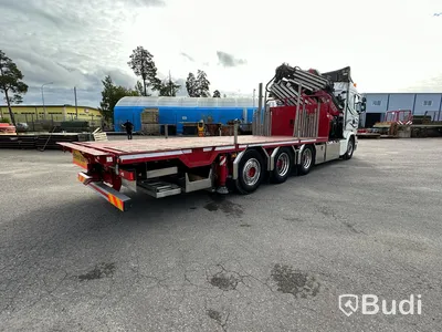 Bodbil Scania G450 LB 8X4-4HNA | Kranflak | Bodbil | Fassi F545 med jibb