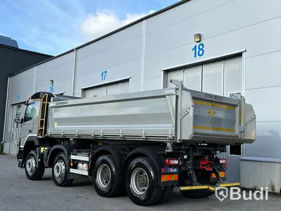 Lastbil Volvo FMX 460 8x4 Miller-kipper dumper | Lyftar tandem