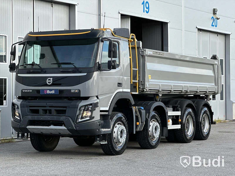 Lastbil Volvo FMX 460 8x4 Miller-kipper dumper | Lyftar tandem