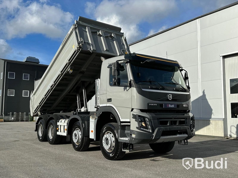 Lastbil Volvo FMX 460 8x4 Miller-kipper dumper | Lyftar tandem
