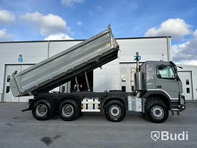 Lastbil Volvo FMX 460 8x4 Miller-kipper dumper | Lyftar tandem