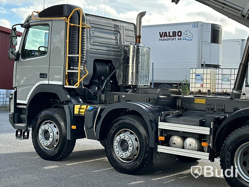 Lastbil Volvo FMX 460 8x4 Miller-kipper dumper | Lyftar tandem