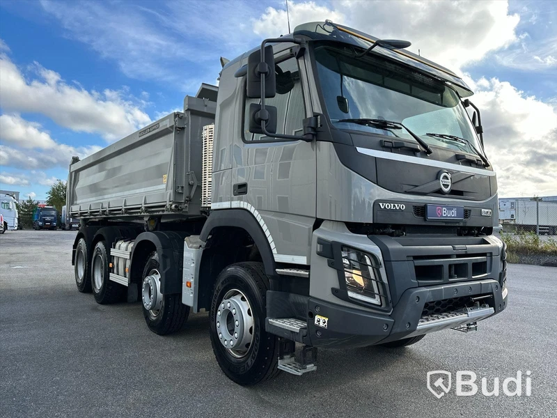 Lastbil Volvo FMX 460 8x4 Miller-kipper dumper | Lyftar tandem