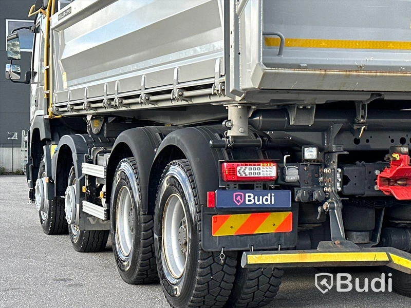 Lastbil Volvo FMX 460 8x4 Miller-kipper dumper | Lyftar tandem