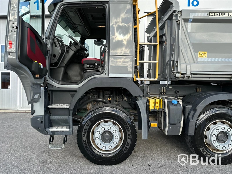 Lastbil Volvo FMX 460 8x4 Miller-kipper dumper | Lyftar tandem