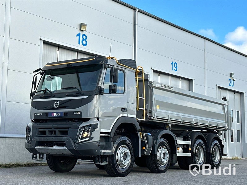 Lastbil Volvo FMX 460 8x4 Miller-kipper dumper | Lyftar tandem
