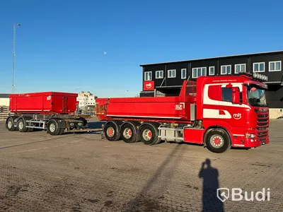 Lastbil SCANIA R520 8X4 SLP kassettekipage
