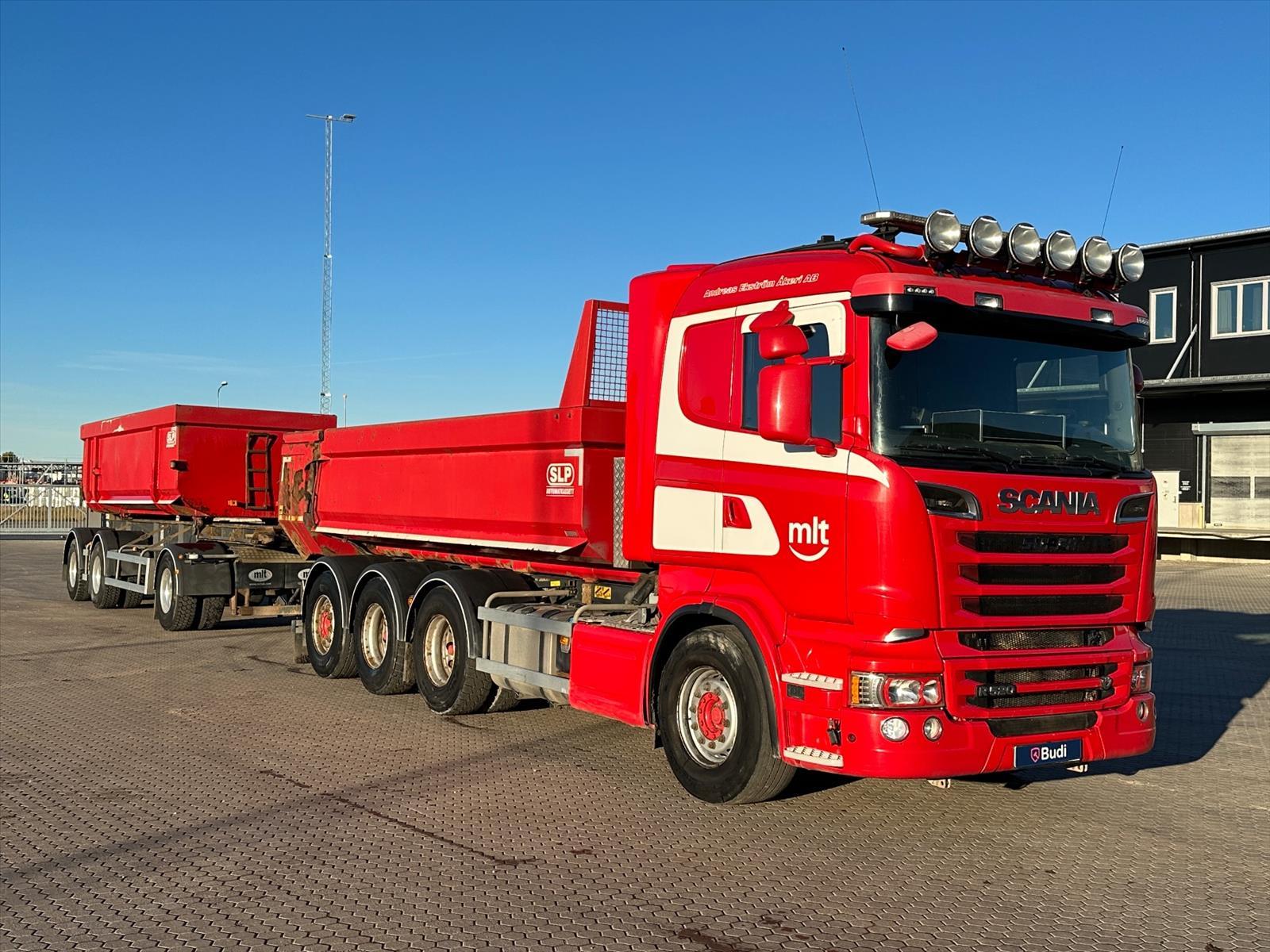 Lastbil SCANIA R520 8X4 SLP kassettekipage