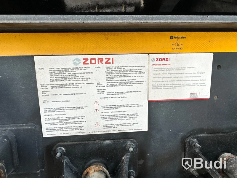 Lastbil DAF XF 510 SC 6x4 med Zorzi schakttrailer