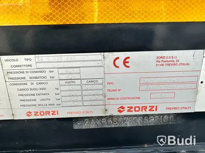 Lastbil DAF XF 510 SC 6x4 med Zorzi schakttrailer