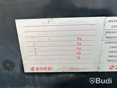 Lastbil DAF XF 510 SC 6x4 med Zorzi schakttrailer