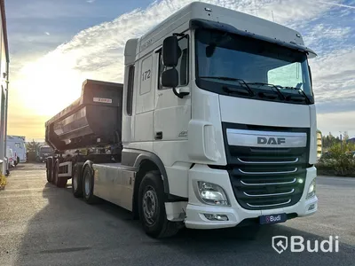 Lastbil DAF XF 510 SC 6x4 med Zorzi schakttrailer